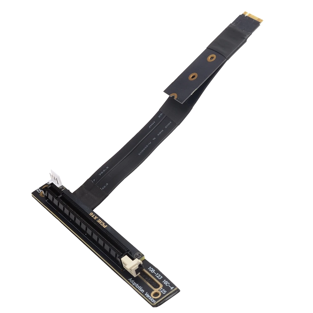 Imagem -04 - Ngff Nvme Conversor para Pcie X16 Placa Gráfica Embutido Adaptador M.2 Mkey Placa de Extensão Pci-e 16x Cabo Plano Flexível m2