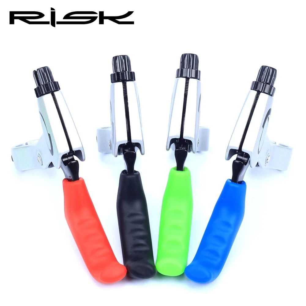 2pcs RISK RA140 Universal Mountain BMX Fixed Gear Bike Bicycle Brake Lever Anti-skid Silicone Protector Sleeve Protection Cover