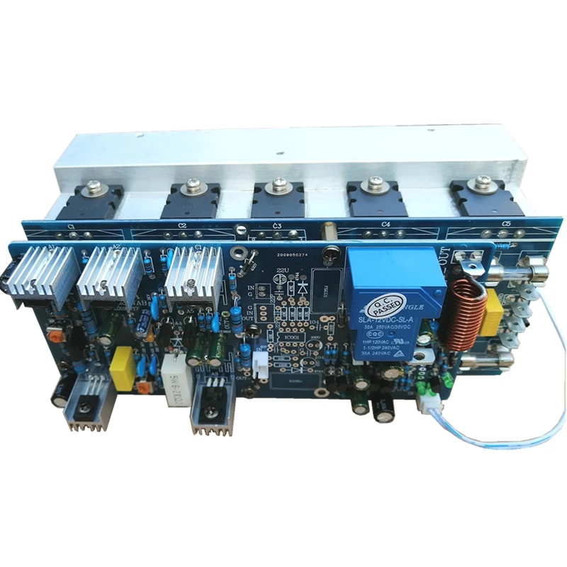 Mono 500W high power 10 PCS TTA1943 TTC5200 audio tube home Fever HIFI audio amplifier board with radiator