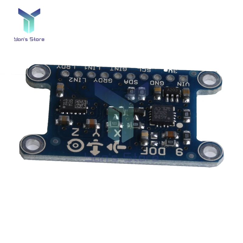 9 محاور IMU L3GD20 LSM303D وحدة 9DOF بوصلة تسارع جيروسكوب رقمي مستشعر لاردوينو 3-5 فولت IIC/SPI بروتوكول لتقوم بها بنفسك عدة