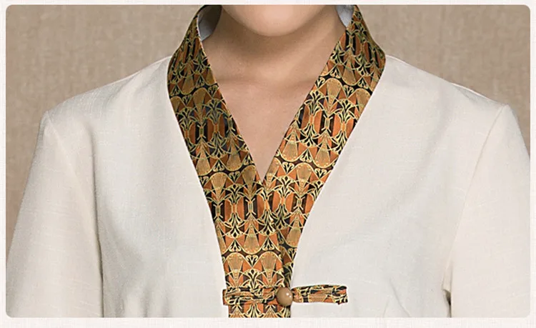2023 frühling/Herbst Neue Thai Massage Uniform Polyester Top + Hosen Set Schönheit Club Arbeitskleidung Gesundheit Salon Uniform – Detail 10