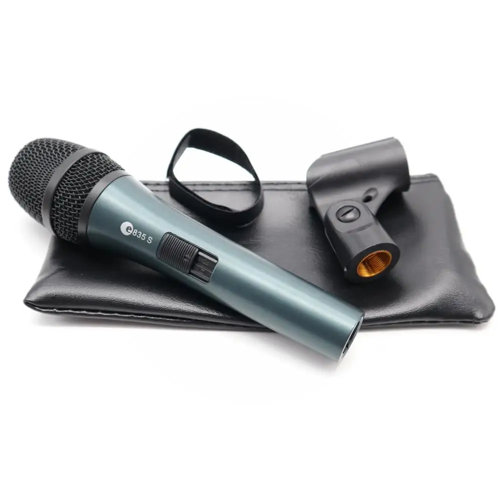 Best Quality Super-Cardioid Vocal Microphone E835S !! Professional e835 835 Karaoke Dynamic Handheld Wired Classic Mic Microfone