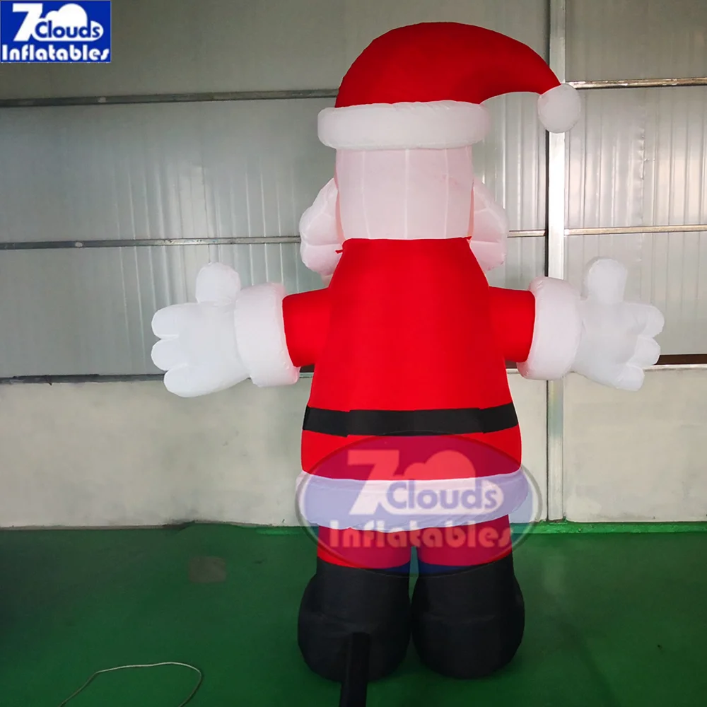 Free shipping,Big Santa Claus Advertising Inflatable Christmas Old Man, 3m-10ft outdoor Christmas decoration model