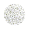 100pc metallic white