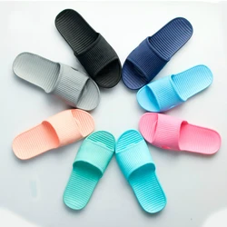 New Women Indoor Floor Flat Shoes Summer Non-slip Flip Flops Bath Home Slippers Female Slipper Comfortable Zapatillas de hombre