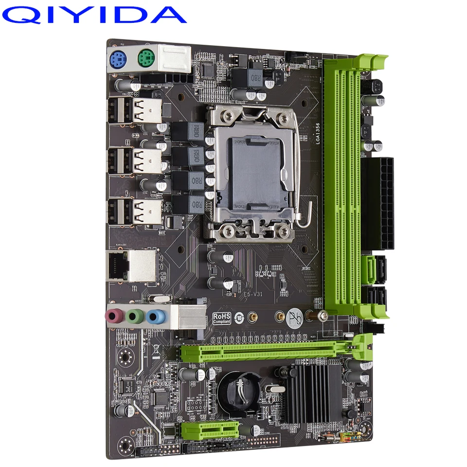 サーバー用マザーボード、CPU、メモリ、ケース、電源セット X79 マザーボード LGA1356 サポート DDR3 サーバーメモリピン