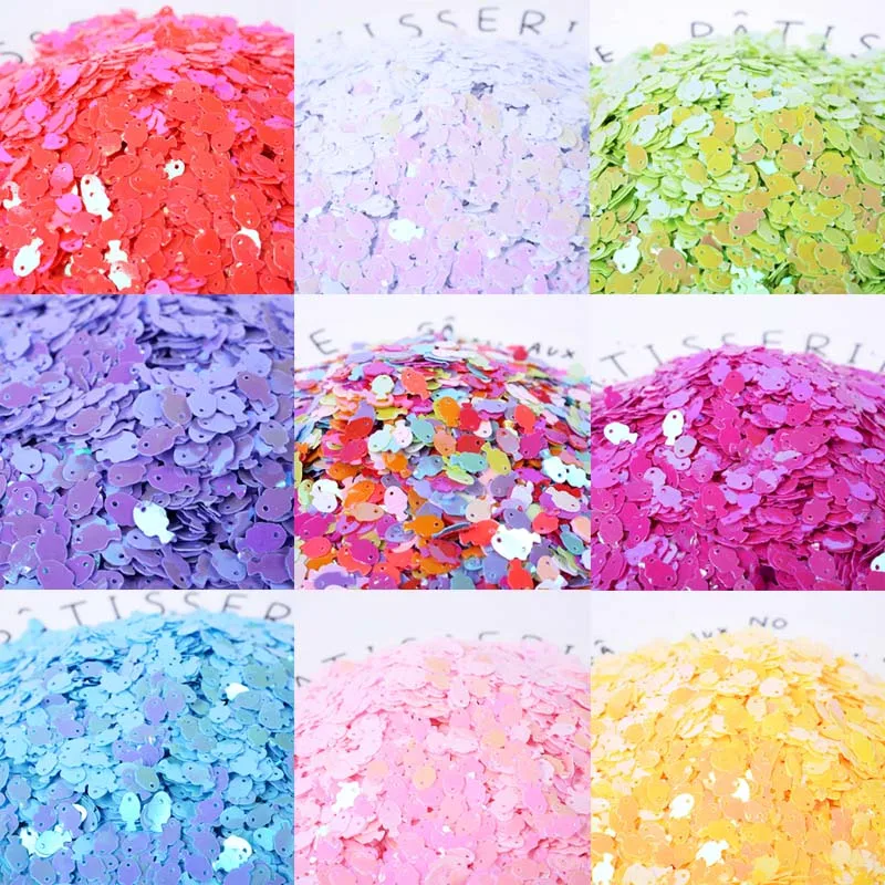 5 * 8mm Symphony Fish Fillet Filler Crystal Epoxy Beauty Nail Sequin Wedding Party Decoration Sequin