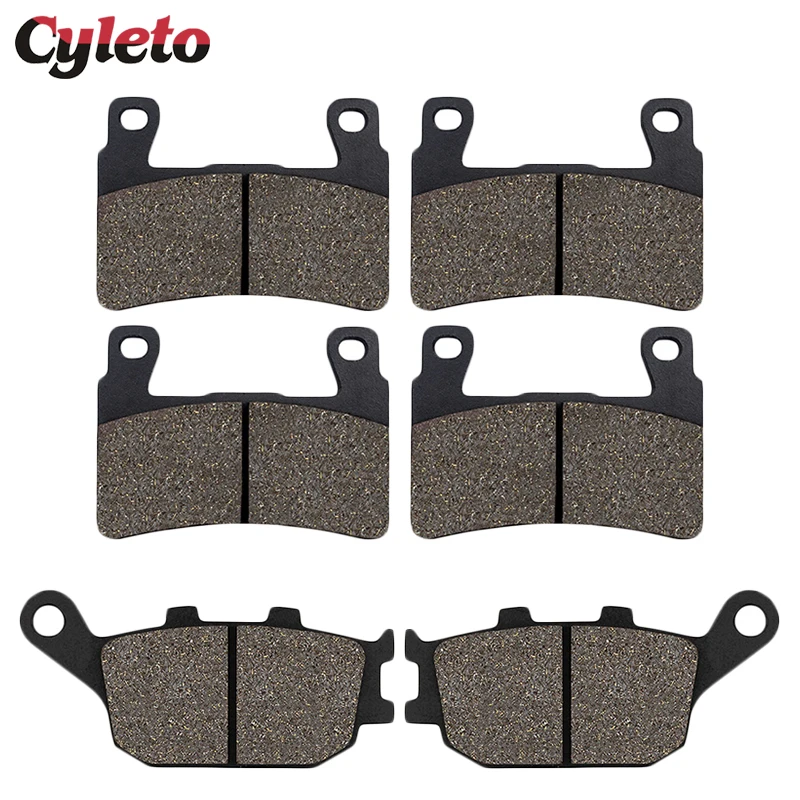 Motorcycle Front & Rear Brake Pads For Honda CB400 CBR600RR CBR900RR Fireblade CBR929RR CBR954RR CBR 600 F4 RVT VTR 1000 CB1300