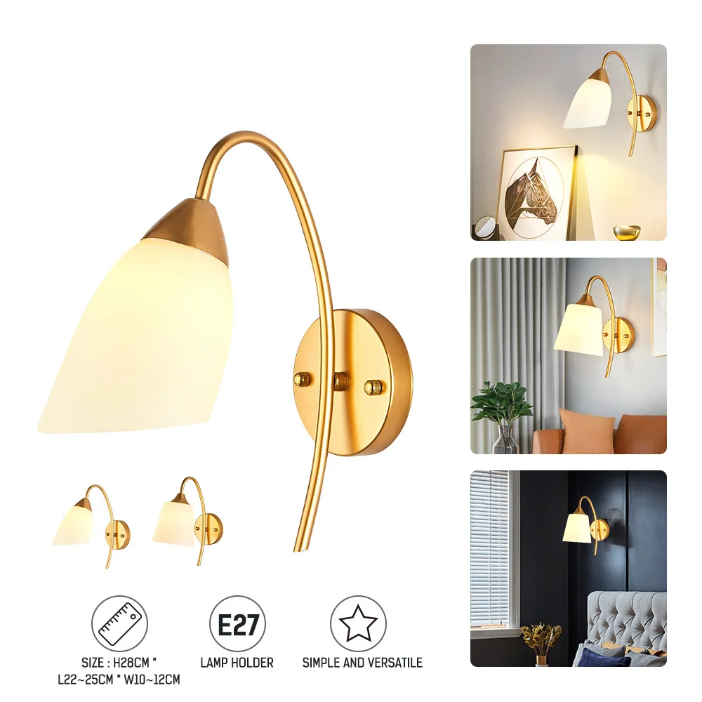 

E27 indoor LED modern wall lamp indoor high-end decoration home lighting creative design living room bedroom lamp / AC 110/220V