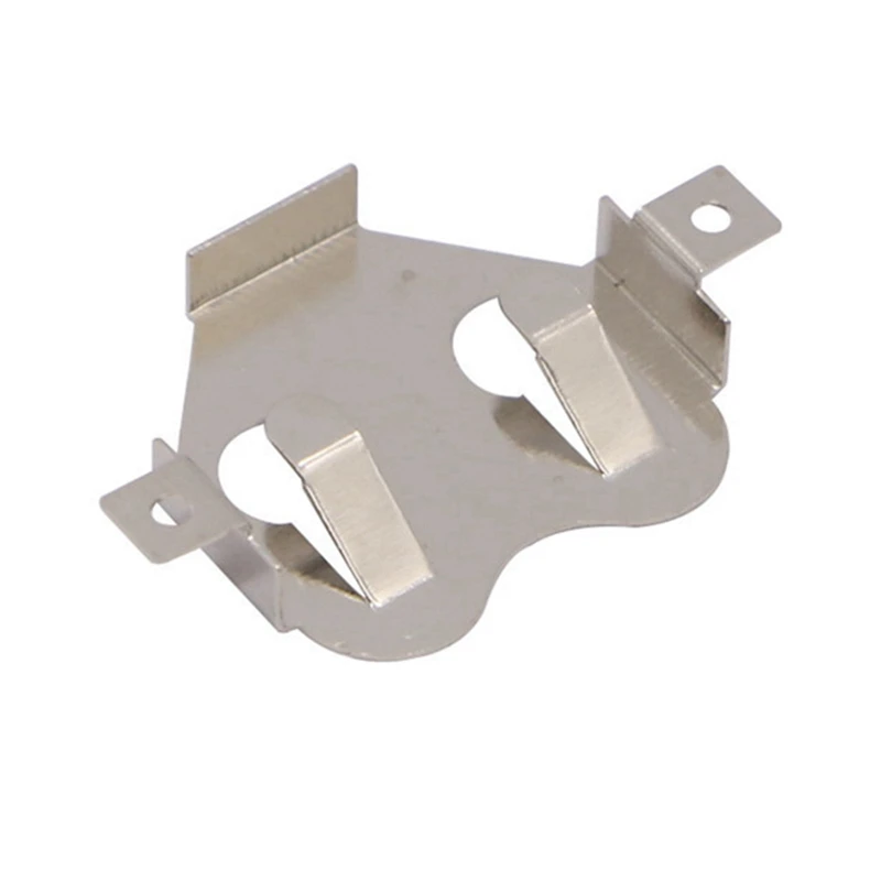 10Pcs/Lot Poding  SMT/SMD 16MM Coin Cell Holder CR1620, CR1612, CR1616, CR1632 Battery Holder Metal Battery Terminals CCR-1600