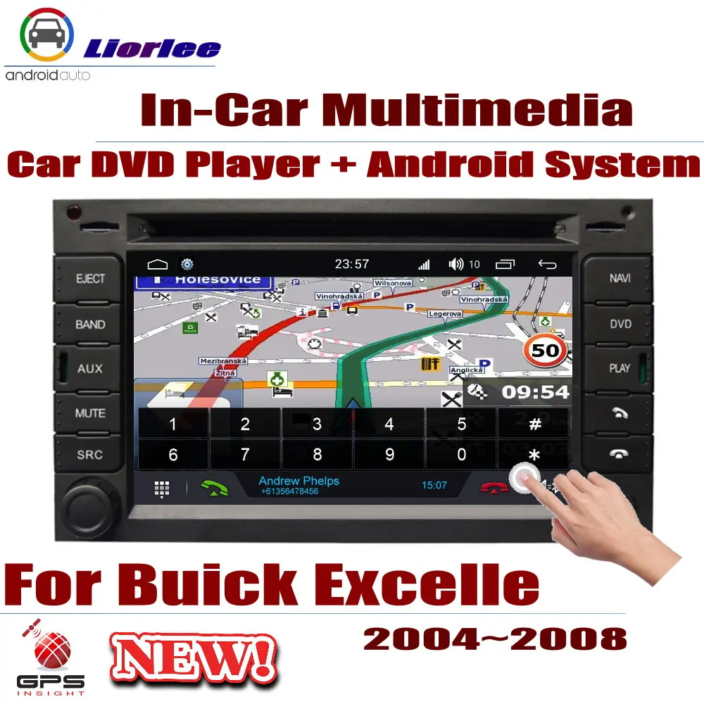 

For Buick Excelle 2004-2008 Car Android GPS Navigation DVD Multimedia Player Radio Stereo AMP BT USB SD AUX WIFI HD Screen 2din