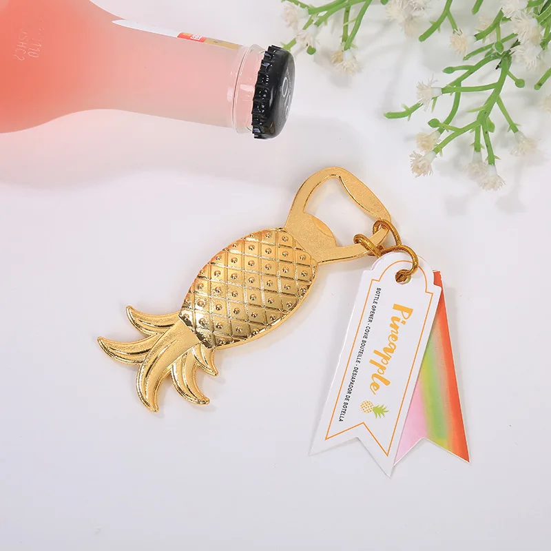 

(20 Pieces/lot) Fruit Wedding Gift of Pineapple Bottle Opener Bridal Shower favors For Beer Wedding Decoration Party Favors