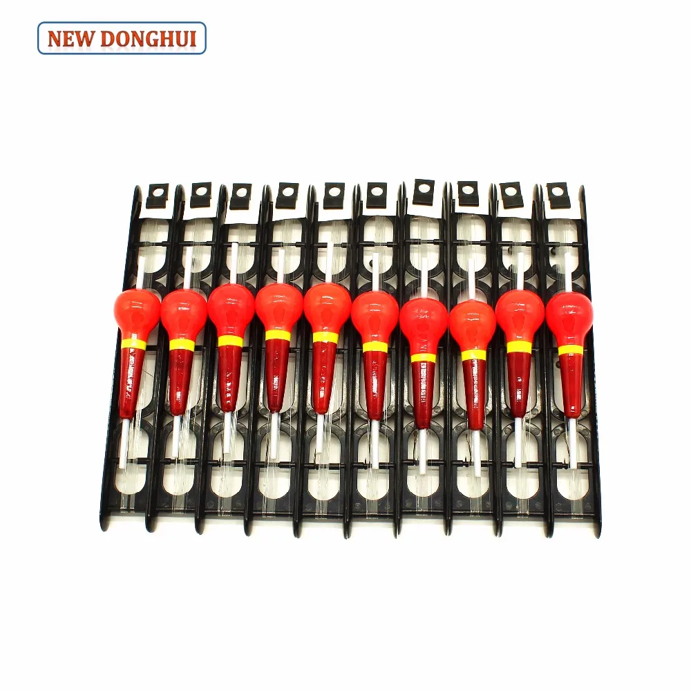 

Newdonghui Fishing Float Set Winder Float Slide Float Ready-Made Rig Pike Float 2.0G 5pcs/pack 10pcs/pack TP05121