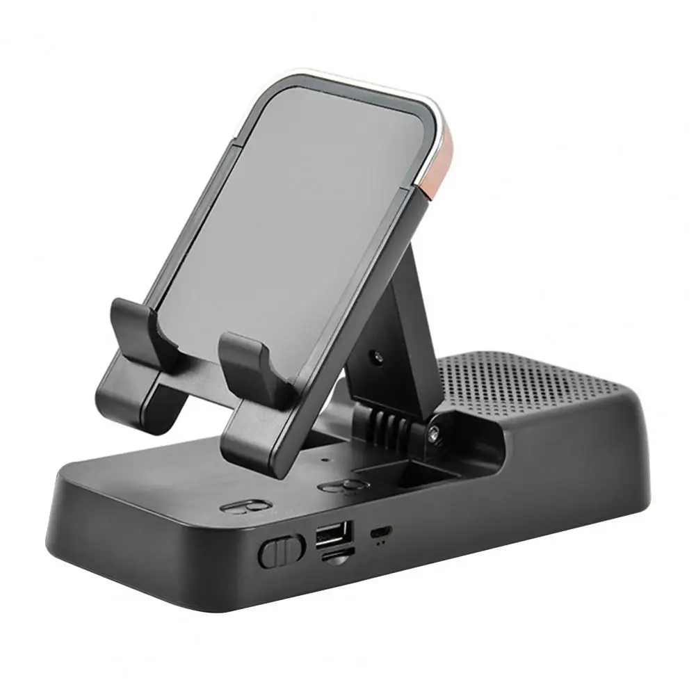 Universal Phone Bracket Stand Speaker ABS Phone Tablet Bluetooth Mount TF/Micro SD Card Playback Phone Holder