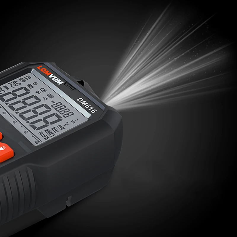 Lomvum Digitale Multimeter Tester Led Ncv Lcd Multitester Probes Voltage Meter Handheld Ac Dc Amperemeter Ohm Condensator Voltmeter