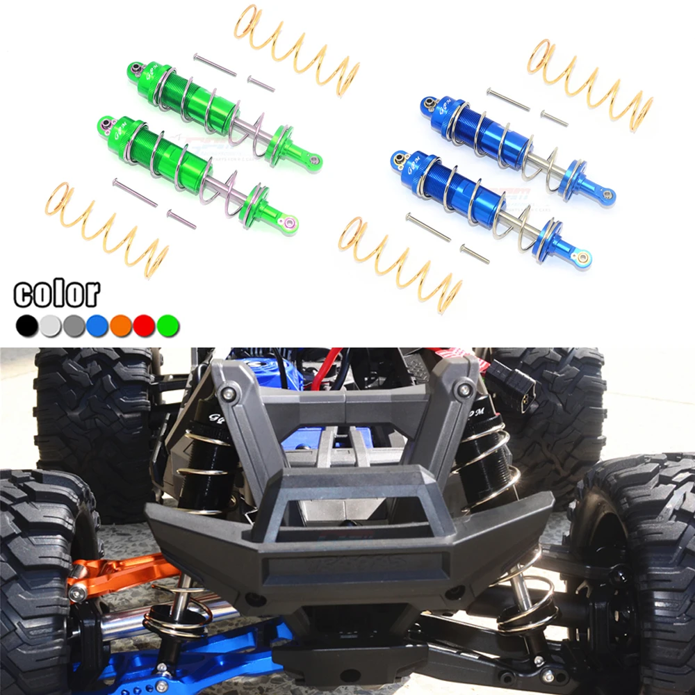 GPM for 1/10 MAXX 89076-4 MONSTER TRUCK Metal Aluminum alloy 125MM Bold front and rear universal shock absorbers #8961