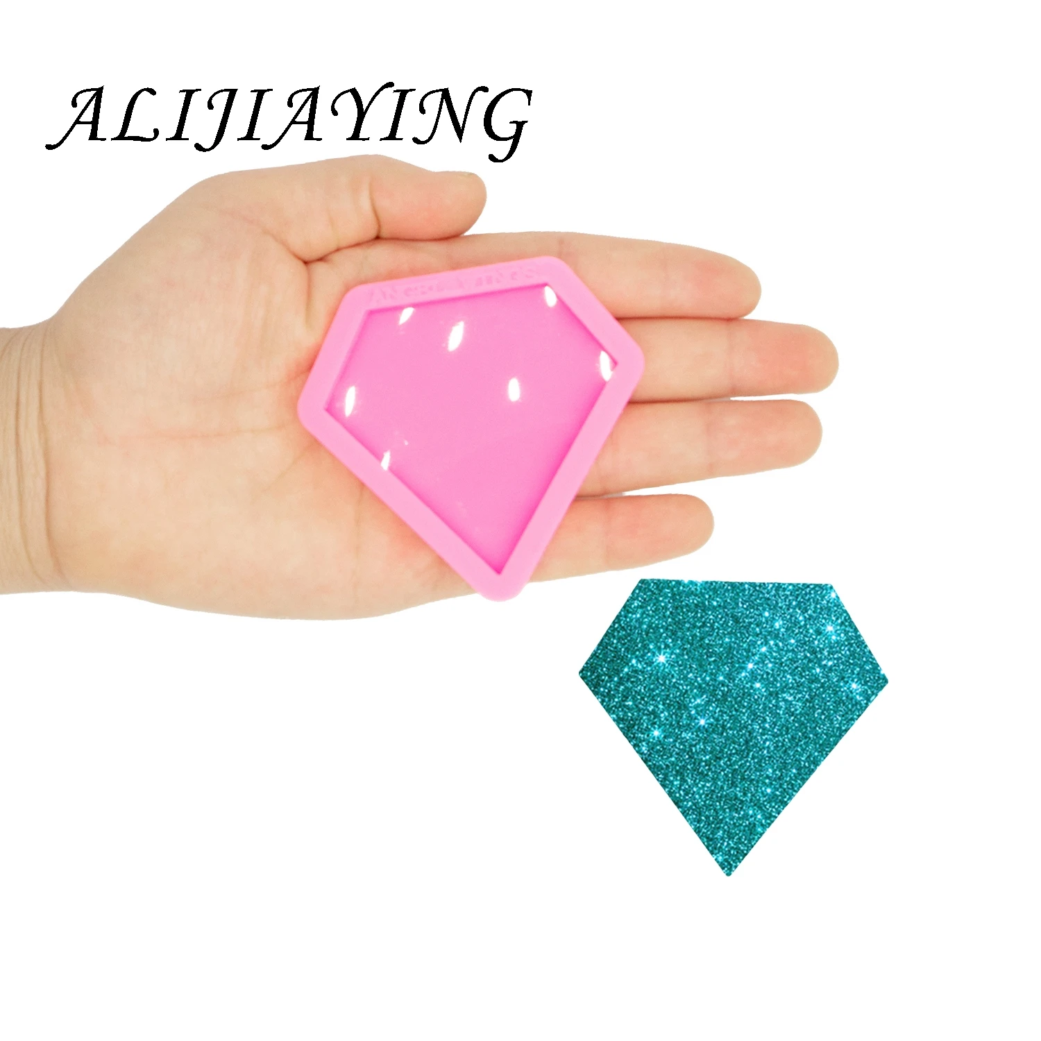 1.5/1.8 Inch Shiny Circle Silicone Mold For Resin Epoxy Craft DIY Heart Keychains Fits on A 1.5 Inch Badge Reel DY0260 image 5