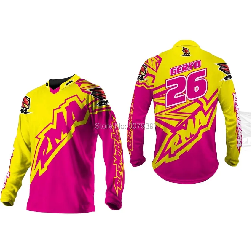 2023 enduro motocross Jersey moto mtb downhill jersey MX cycling mountain bike DH maillot ciclismo hombre quick drying  jersey