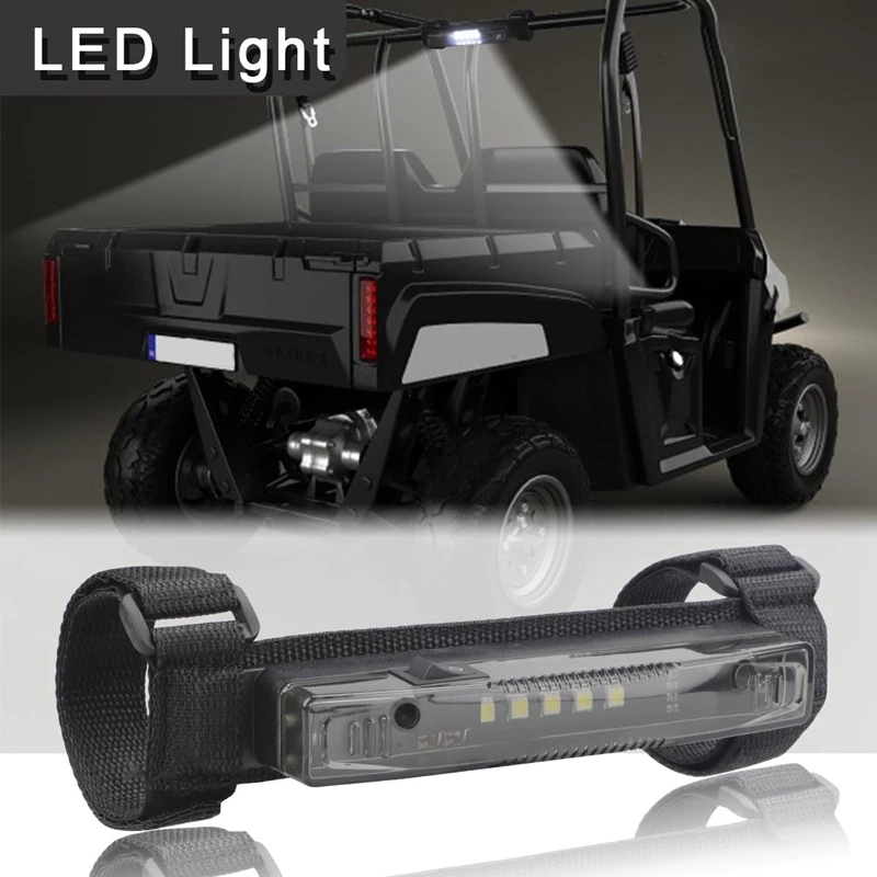 UTV ATV Interior Light, Universal Roll Bar Mount LED Light Roof Top Lamp for Polaris RZR Can-Am Car