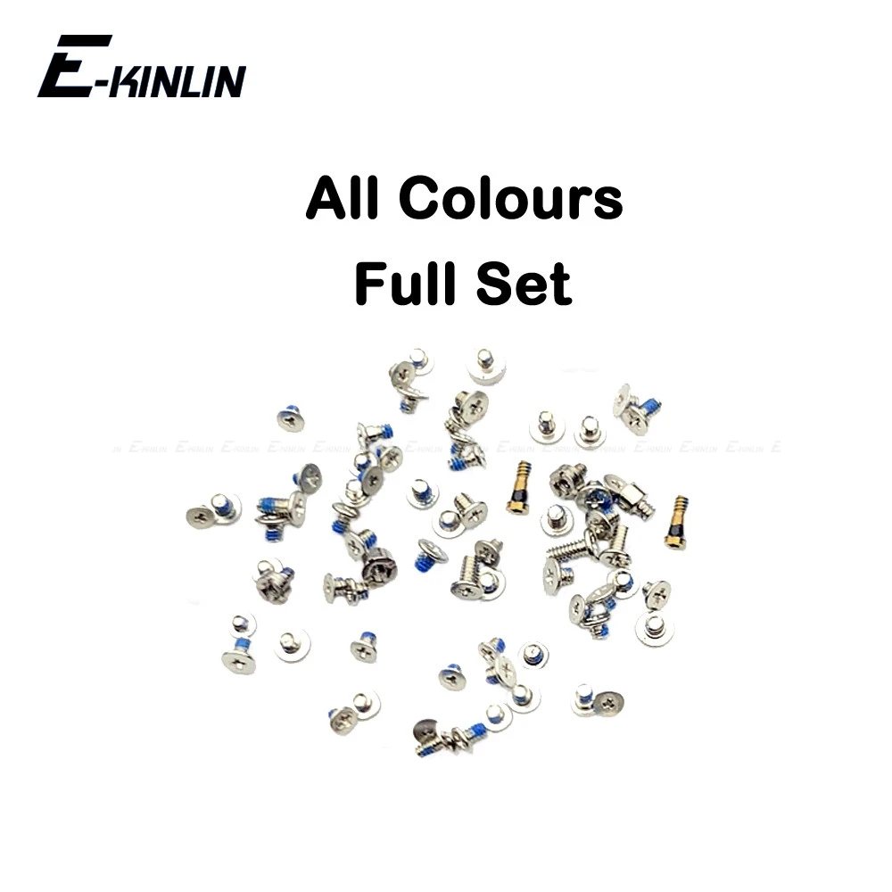 Complete Full Screws Screw Set For iPhone 7 8 Plus SE 2020 With Plug Bottom Dock Replacement Parts