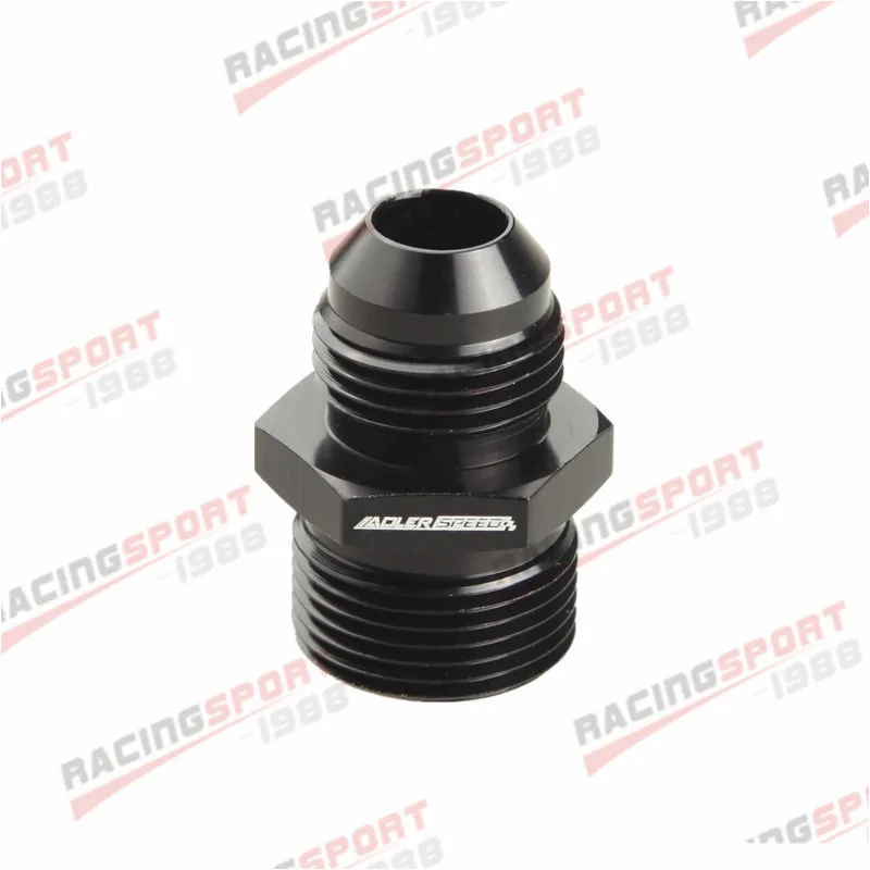 

ADLERSPEED -8AN 8AN Male Flare To M22 x 1.5 Metric Straight Fitting Aluminum Black