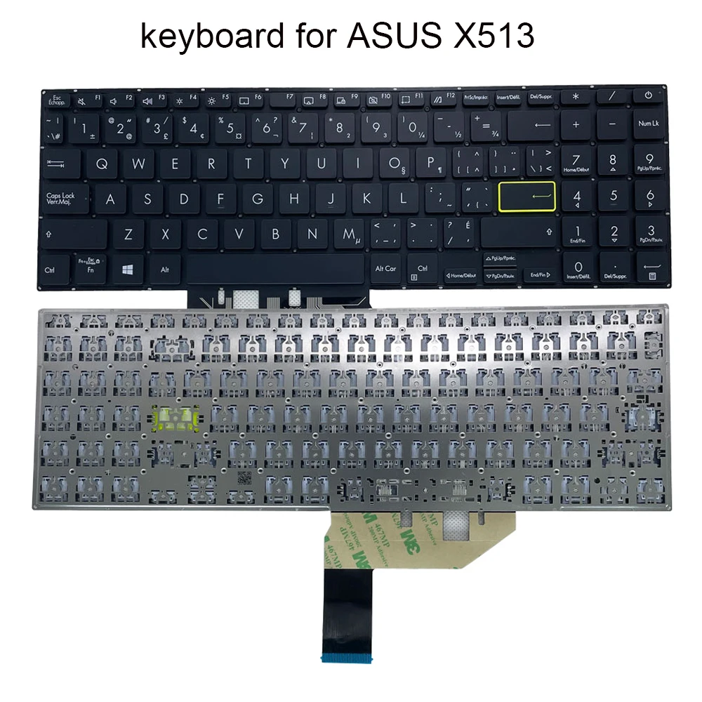 

Canadian French keyboard for ASUS Vivobook X513 K513 M513 X513EP X513EA X513IA X513UA CF qwerty laptop keyboard 0KNB0 5126CB00