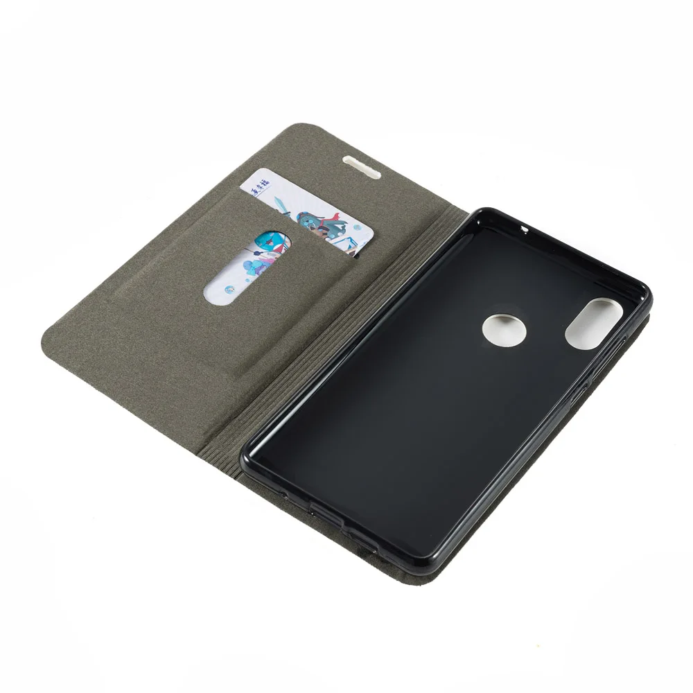 Pu Leather Phone Case For Xiaomi Mi Mix 2S Flip Book Case For Xiaomi Redmi S2 Mi 8 Mi 8 SE Business Case Tpu Silicone Back Cover - Image 4