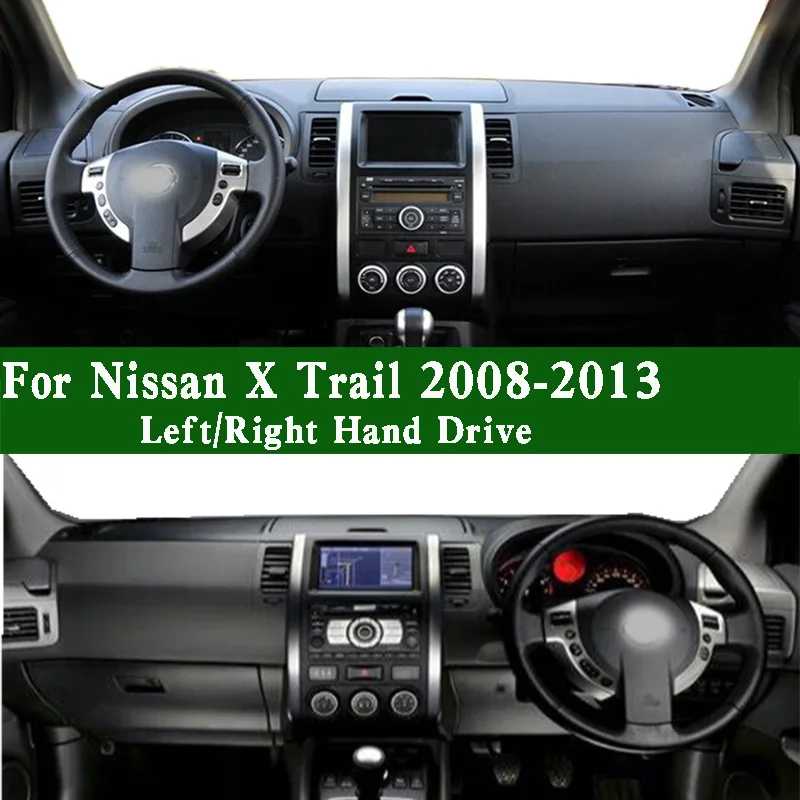 

Для Nissan X Trail T31 2008-2013 коврик для приборной панели Чехол для приборной панели солнцезащитный коврик защита от грязи аксессуары для интерьера