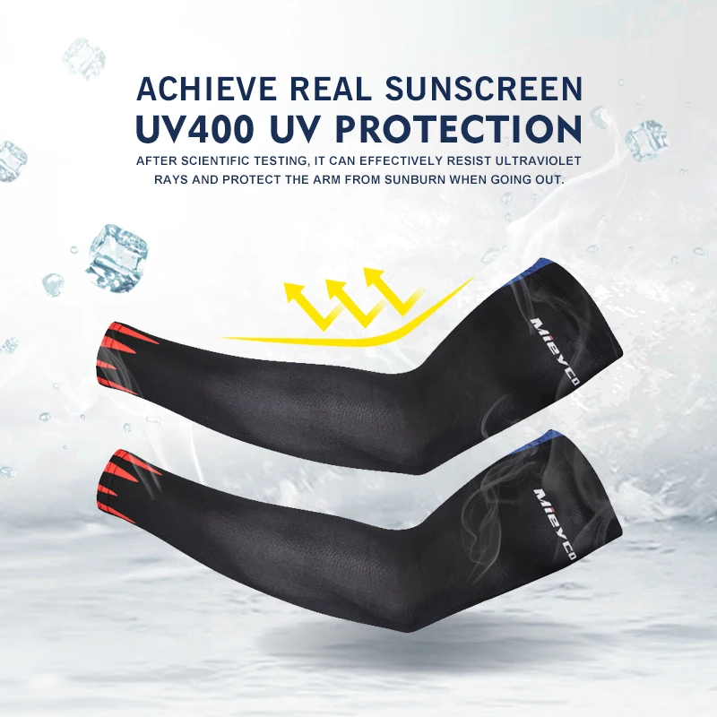 Sport Arm Hülse Kompression Manguito Rockbros Radfahren Sommer UV Schutz Fahrrad Manschetten Volleyball Tattoo Abdeckung Luvas Ciclismo – Detail 5