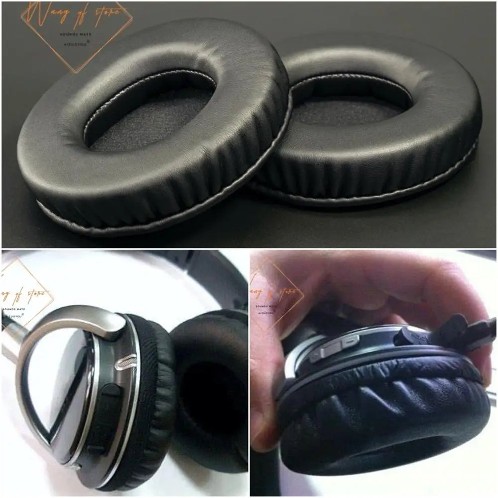 Kulit Lembut Bantalan Telinga Busa Bantal EarMuff untuk Philips SHB9001 SHB9000 Headphone Kualitas Sempurna, Tidak Versi Murah