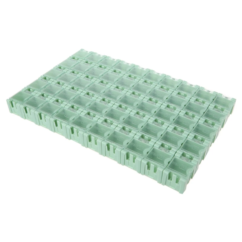 2024 New 50 Pcs/Set SMD SMT Electronic Component Container Mini Storage Boxes  kit