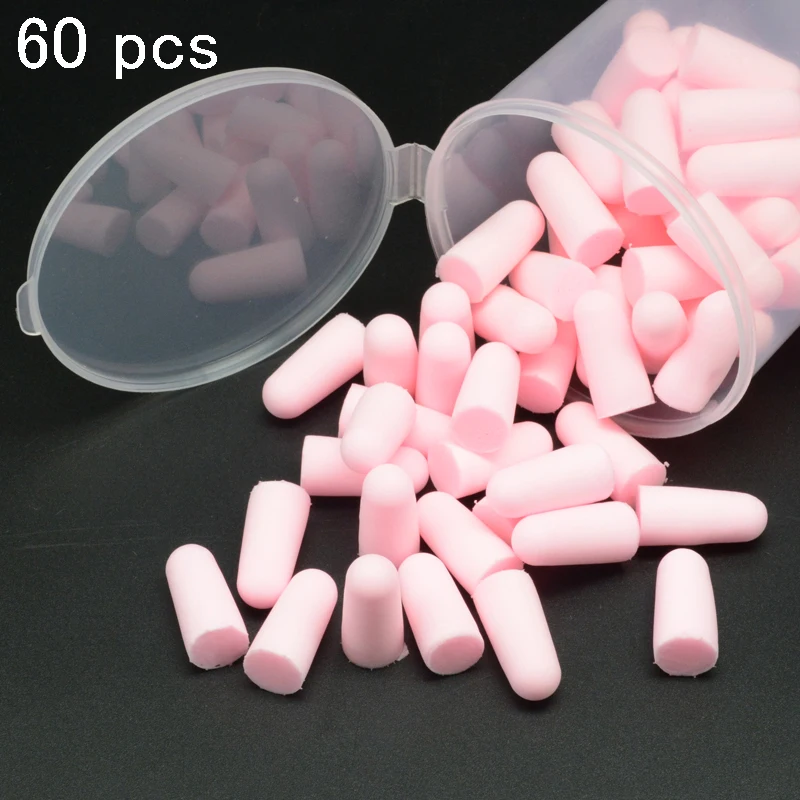 Ear Plugs Sleep Foam Lot Canceling Sound Insulation Earplug Reduction Comfortable Sleeping Case Soft Anti-Noise Holder Earplugs