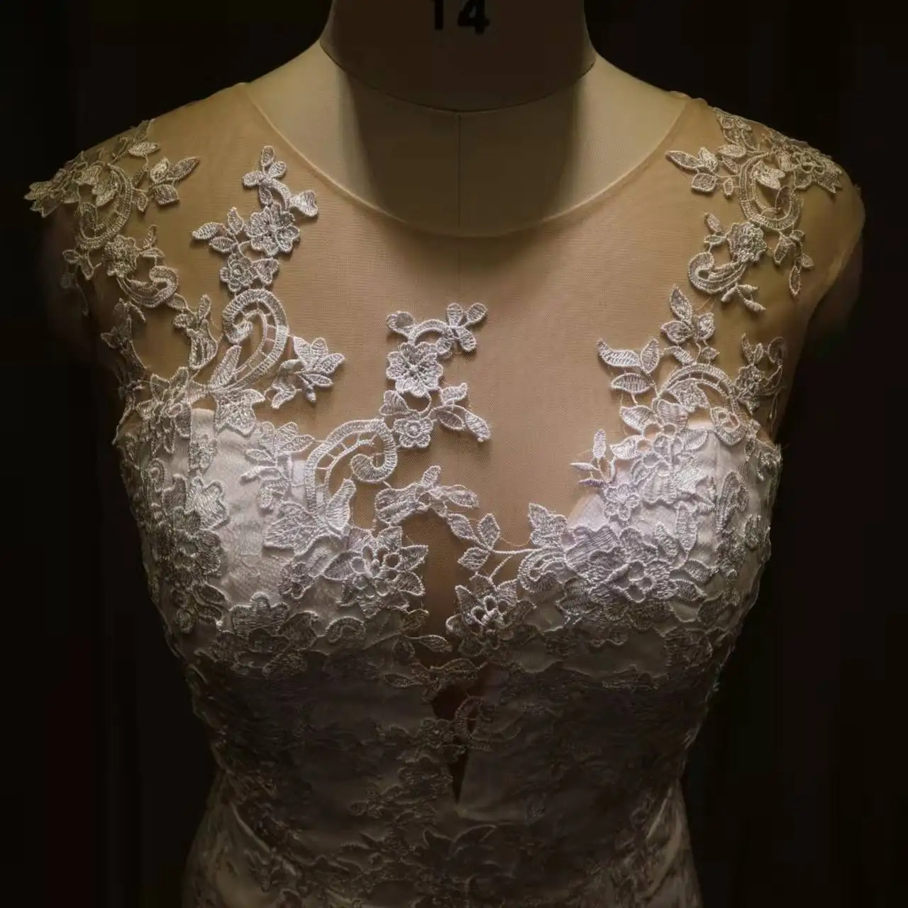 MYYBLE-Robe de Mariée Sirène en Satin Doux avec Appliques en Dentelle, Vêtement de Patients Transparents, Reliure dans le Dos, Modeste, 2021