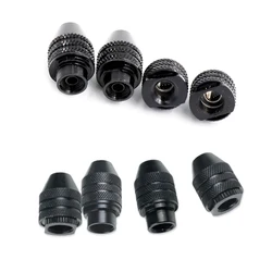 wholesales 0.5-3.2mm Drill Chuck Keyless For Dremel Rotary Tools Keyless Drill Bit Chucks Adapter Converter Universal Mini Chuck