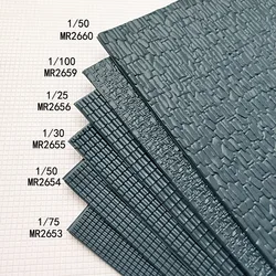 200*300mm DIY manual material sand table model construction roof tiles PVC PVC culture stone archaize building roofing tiles