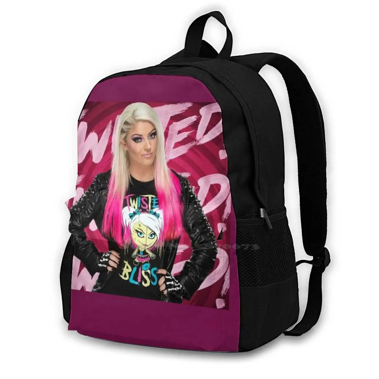 

Alexa Bliss Twisted Bliss Hot Sale Schoolbag Backpack Fashion Bags Alexa Bliss Twisted Bliss Wrestler