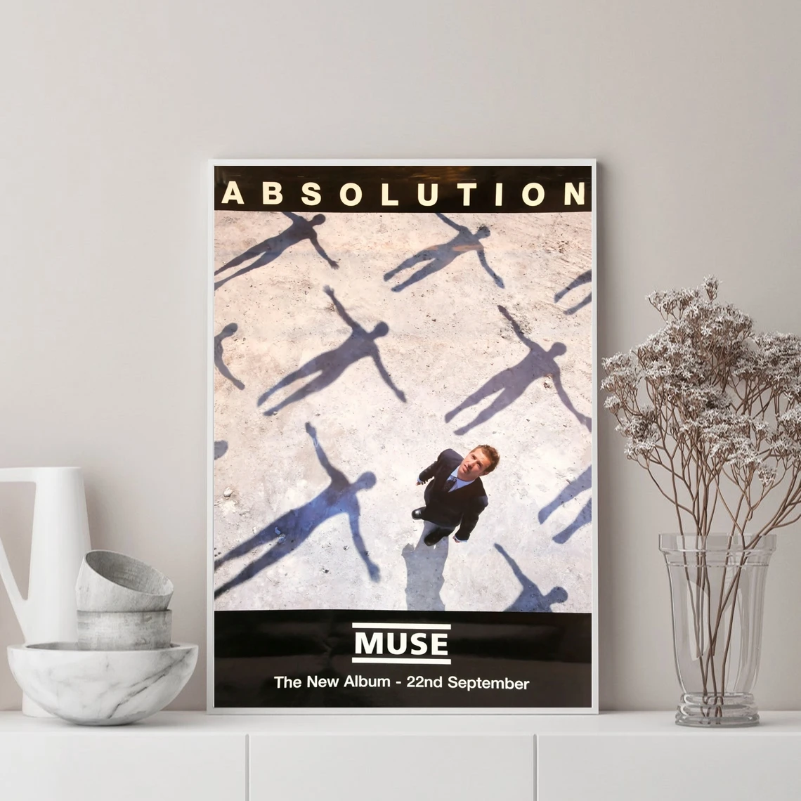 Muse Absolution Music Album Cover Poster Singer Music Star Canvas Photo Art Poster Print Mural Decoration (No Frame)