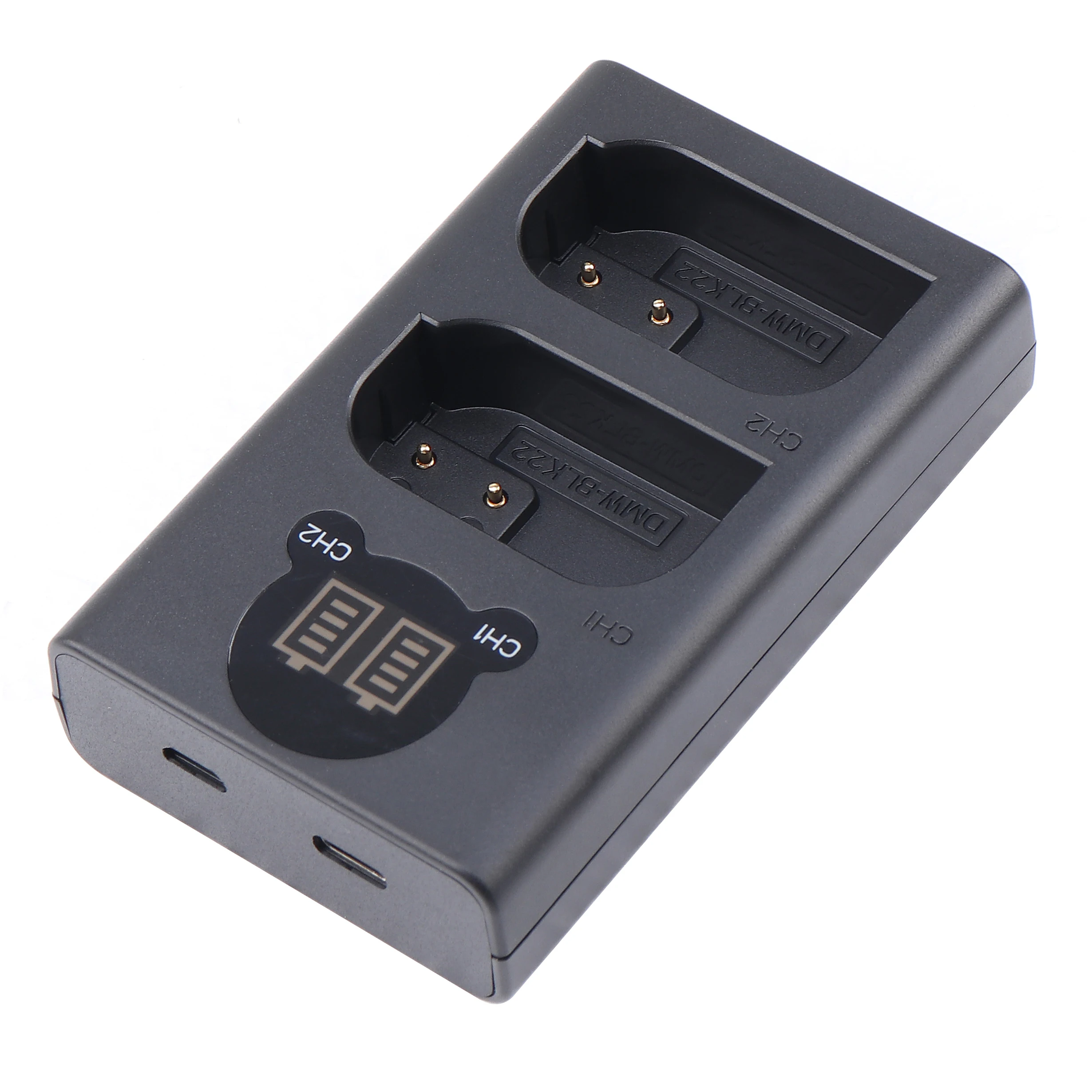 FOTGA DMW-BLK22 Dual Channel Battery Charger For Panasonic Lumix  DC-S5 S5K DC-S5KGK Camera