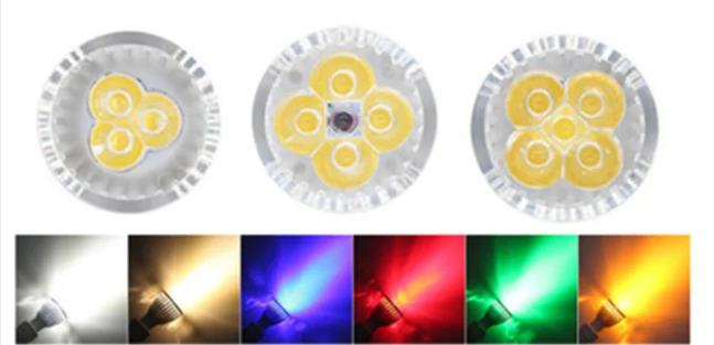 lighting MR16/GU5.3 LED Spotlight Dimmable LED Lamp 3W 4W 5W 12V 110V 220V Red green blue Lampada LED Bulbs light Spot Candle