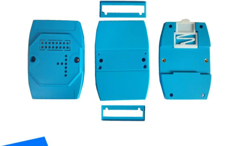 Communication Module Box Data Collector Shell Size 100*70*25 Sky Blue