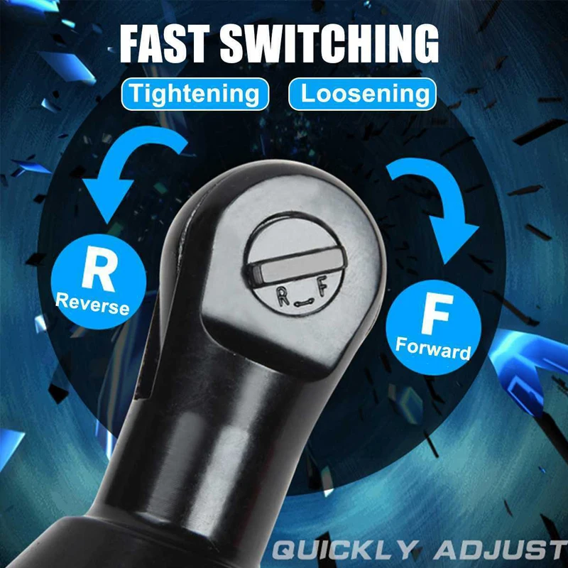 ประแจไฟฟ้าไร้สาย Ratchet Spanner 18V 3/8 "ไขควงขวาไขควงเครื่องมือชุดแบตเตอรี่ชาร์จ