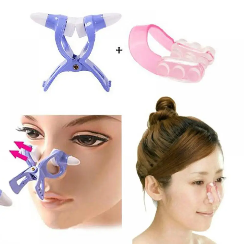 Pince de massage pour le nez, outil de soin du nez, modelage, Lifting, redressement, beauté, 2 pièces