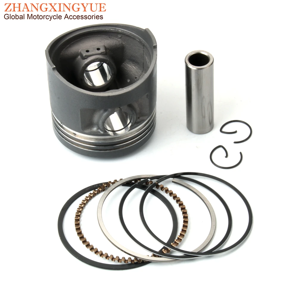 Motorcycle Piston Kit for Honda CB125S CL125 XL125 TL125 CT125 SL125 CB CL XL TL CT SL 125cc 56.5mm / 15mm 4-Stroke