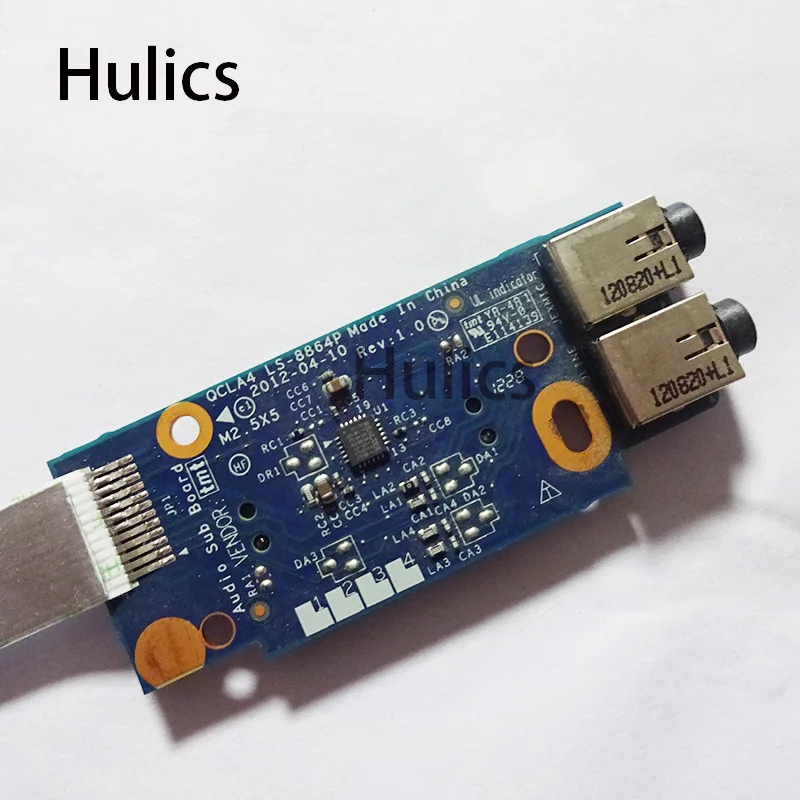 

Hulics Used For Samsung NP350V5C NP355V5C NP350V5X Reader Board Audio Socket With Cable QCLA4 LS-8864P