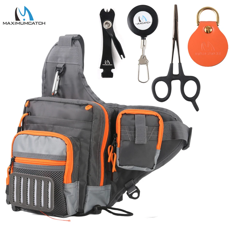 Maximumcatch Crossbody torba ze sznurkiem wędkarskim wodoodporna wielofunkcyjna torba wędkarska na przynętę