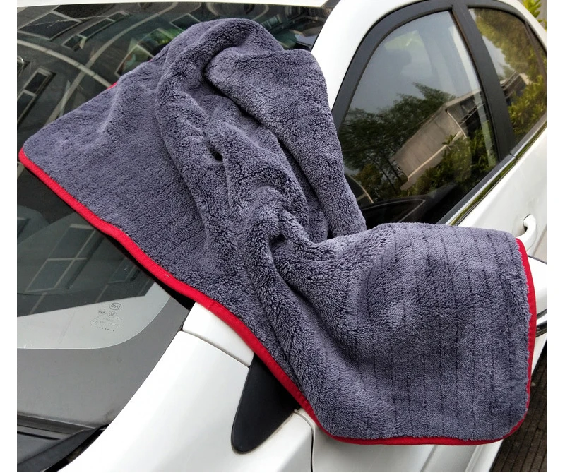 Premium Microfiber 900GSM Car Detailing Super AbsorbentTowel Ultra Soft Edgeless Car Washing Drying Towel 60*90cm