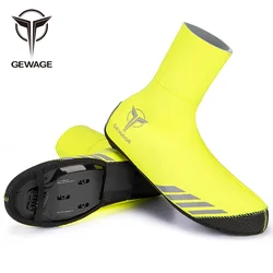 Cycling Shoe Covers Thicken Warm Winter Shoes Cover Waterproof Windproof Bicycle Overshoes Road Mountain Bike Booties