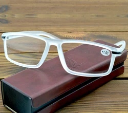 Clara Vida White and Black Color Comfortable Contact Reading Glasses for Men for Women +0.75 +1 +1.25 +1.5 +1.75 +2 +2.5 to +4