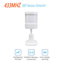 433Mhz Mini Wireless PIR Motion Sensor Detector Infrared Detector For Home Alarm System Intelligent Pet Immunity With Battery