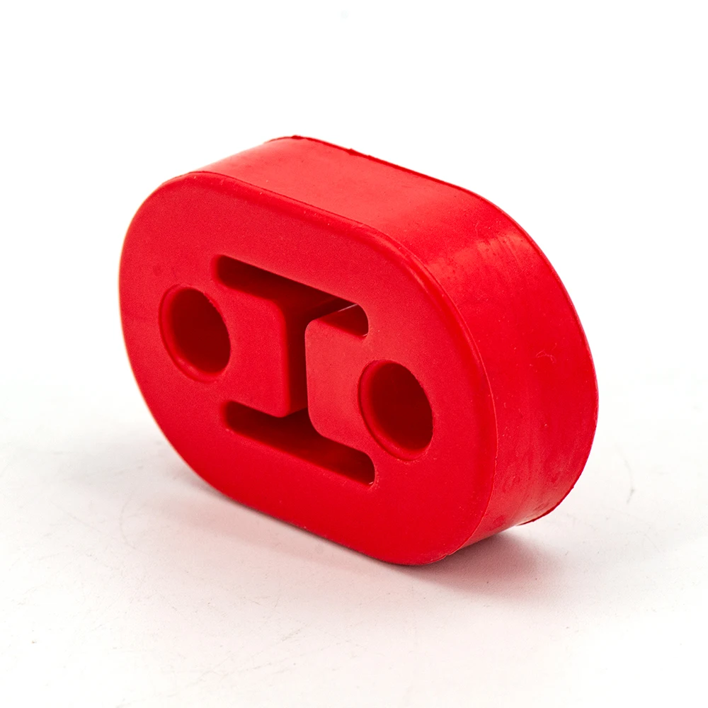 4PCS Universal Car Rubber Exhaust Hanger Bushing Support Pipe Mount Mounting Bracket Hanger Insulator 2 Holes Muffler